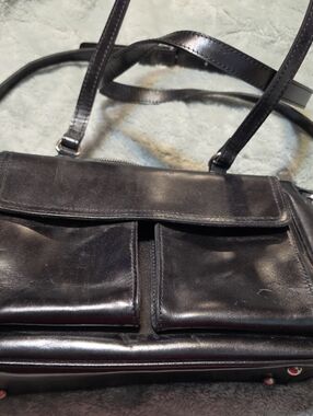 PATRICIA NASH Black Handbag With Shoulder Strap. NWT 9" X 13" X 4"